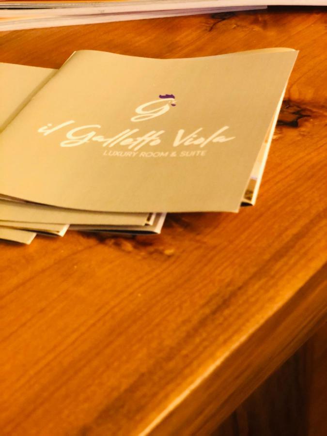 بالاتسولو أكريدي Il Galletto Viola, Luxury Room & Suite المظهر الخارجي الصورة